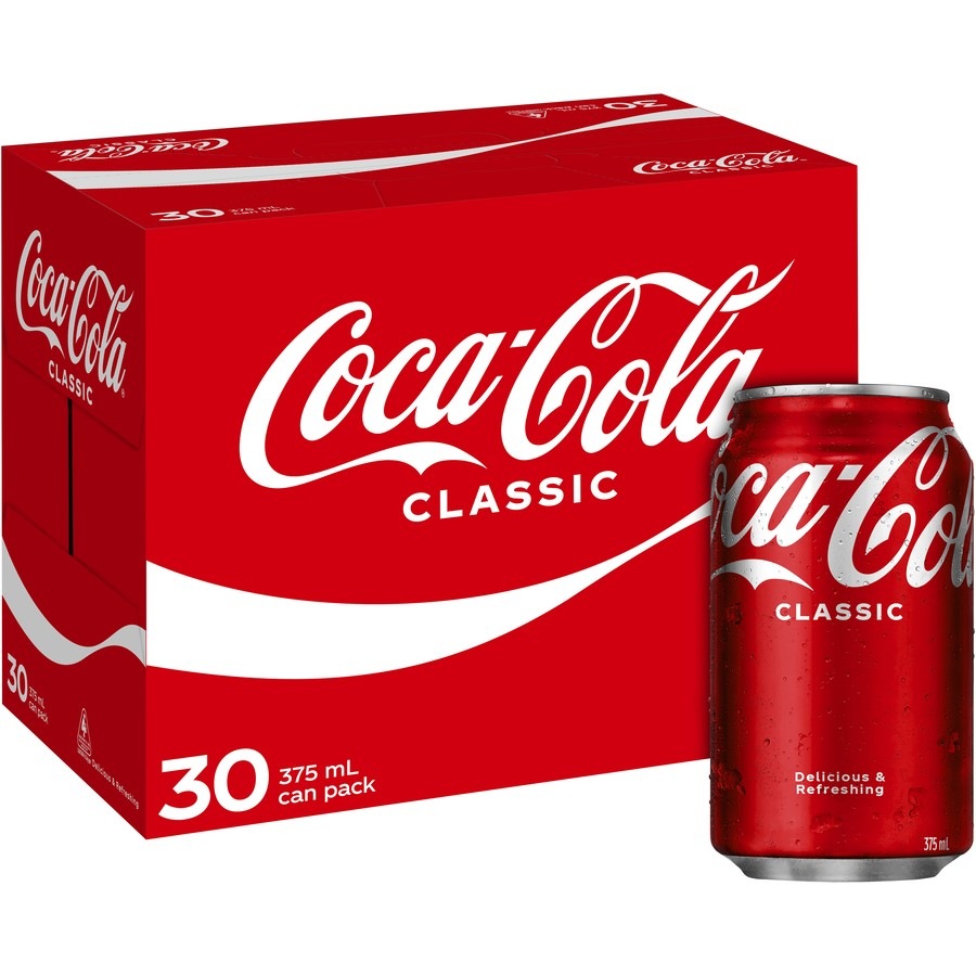 Coca-Cola Cans 375mL 30 Pack