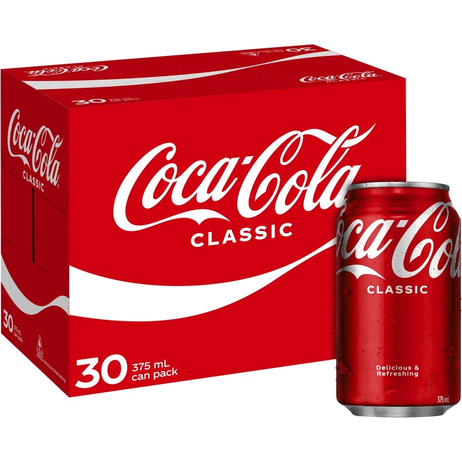 Coca-Cola Cans 375mL 30 Pack