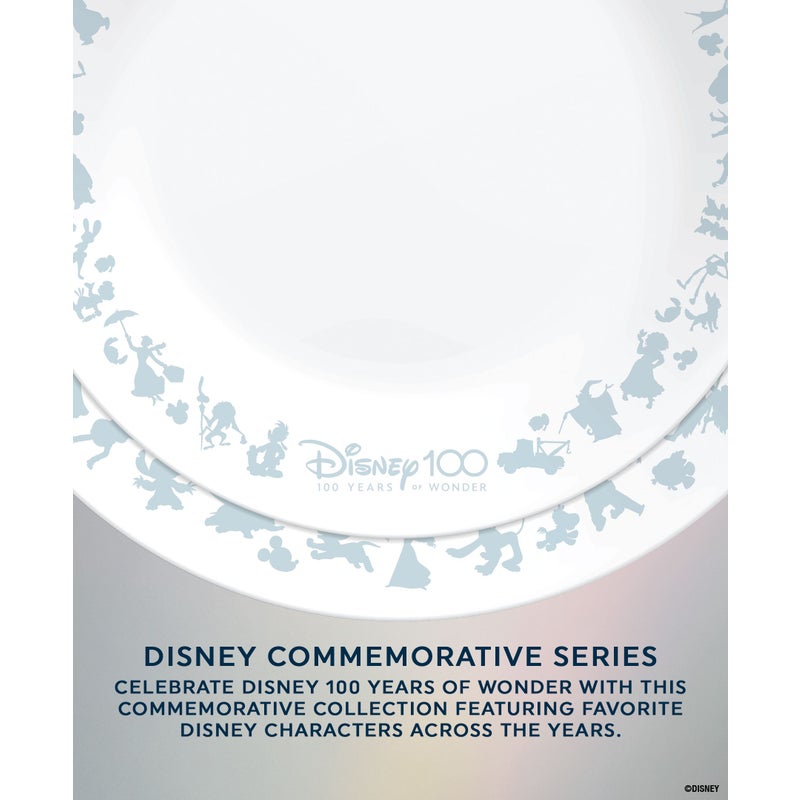 New Disney100 12 Pieces Dinnerware Set by Corelle To Have Magical Meals  Everyday!