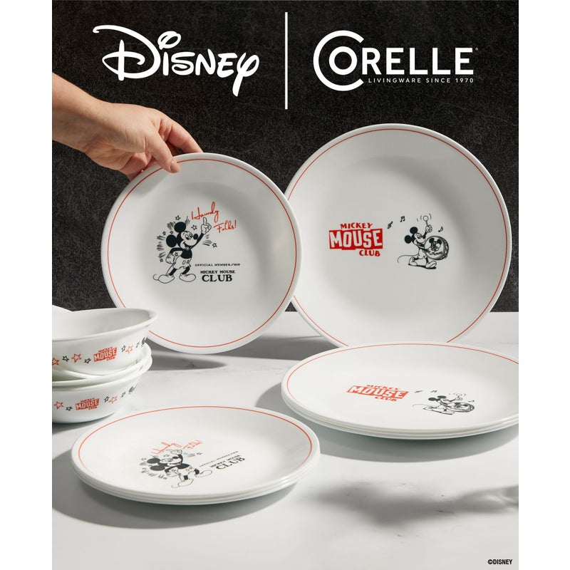 Disney Commemorative Series, Mickey Mouse Club 12-piece Dinnerware Set