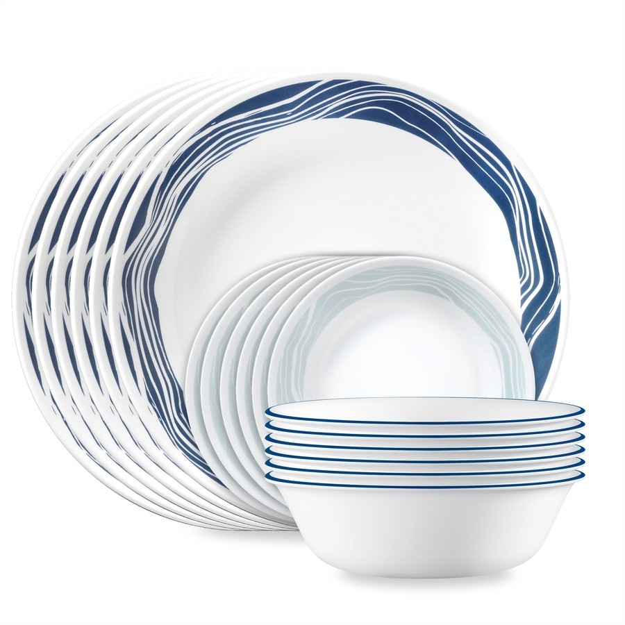 Corelle Acadia 18 Piece Dinner Set**