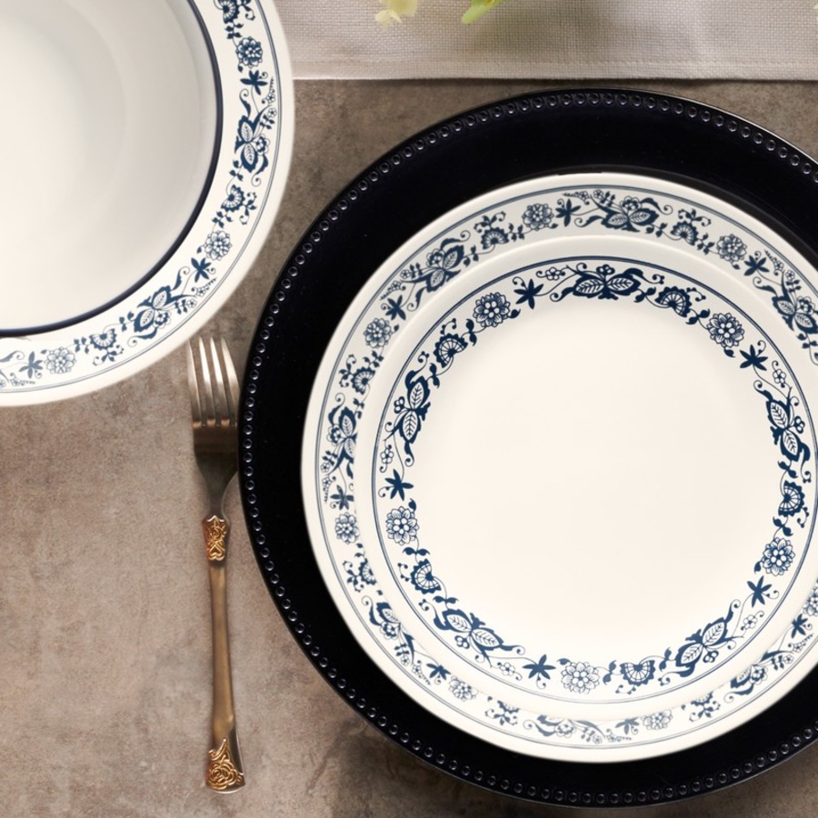 Corelle Old Town Blue 12 Piece Dinner Set
