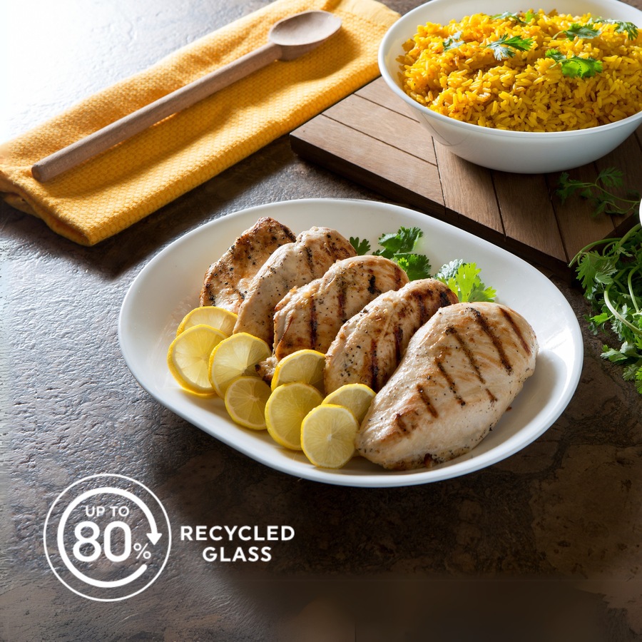 Corelle Serving Platter 31cm - Winter Frost White