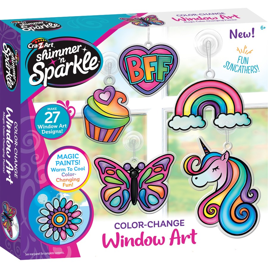 Buy Shimmer N Sparkle Colour Changing Window Art - MyDeal Australia