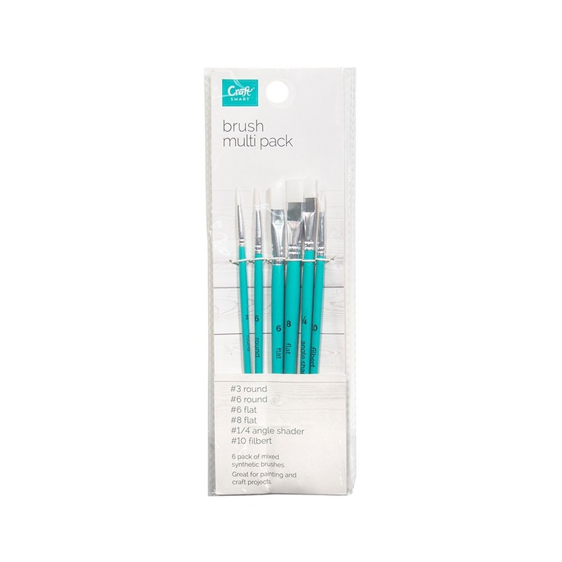 Craftsmart Mixed Basics Paint Brush Set MyDeal