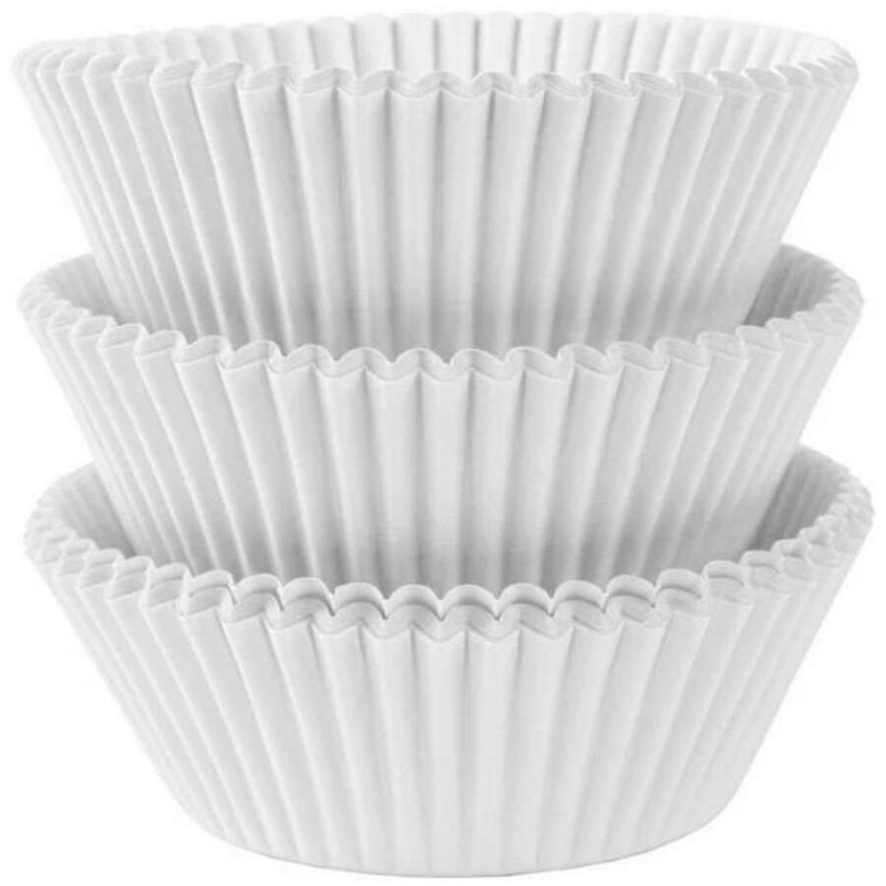 Buy Cupcake Cases 75 Pack White MyDeal