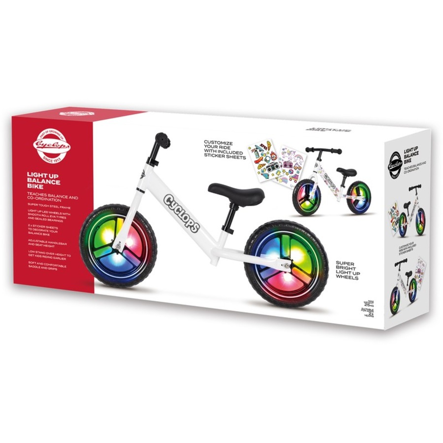 Cyclops 30cm Light Up Balance Bike
