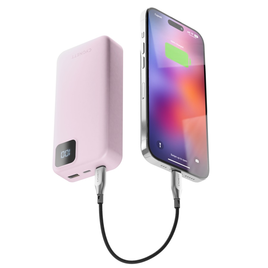 Cygnett GO 20K Powerbank - Transcendent Pink