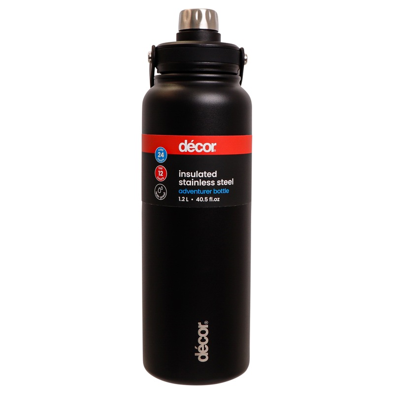 Buy Decor Adventurer Double Wall Stainless Steel Drink Bottle 1.2L
