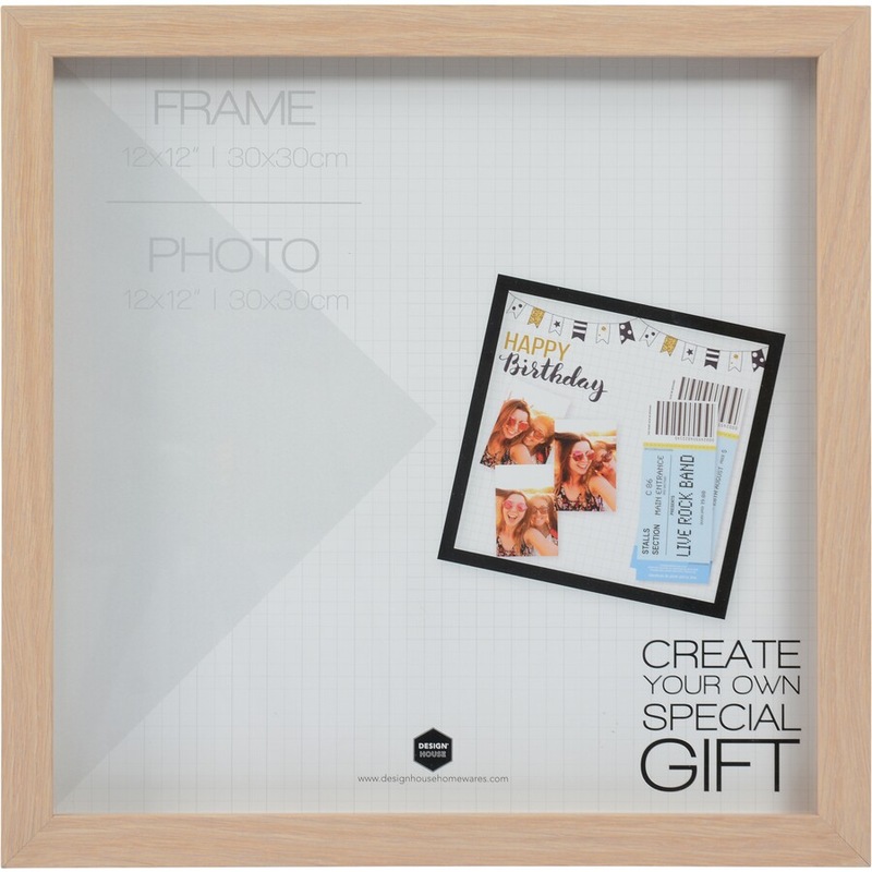 Buy Design House Madison Photo Frame 12" x 12" Oak MyDeal