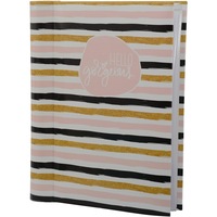 Design House Stripped Spiral Album 360 Pocket 4" x 6" - Multi