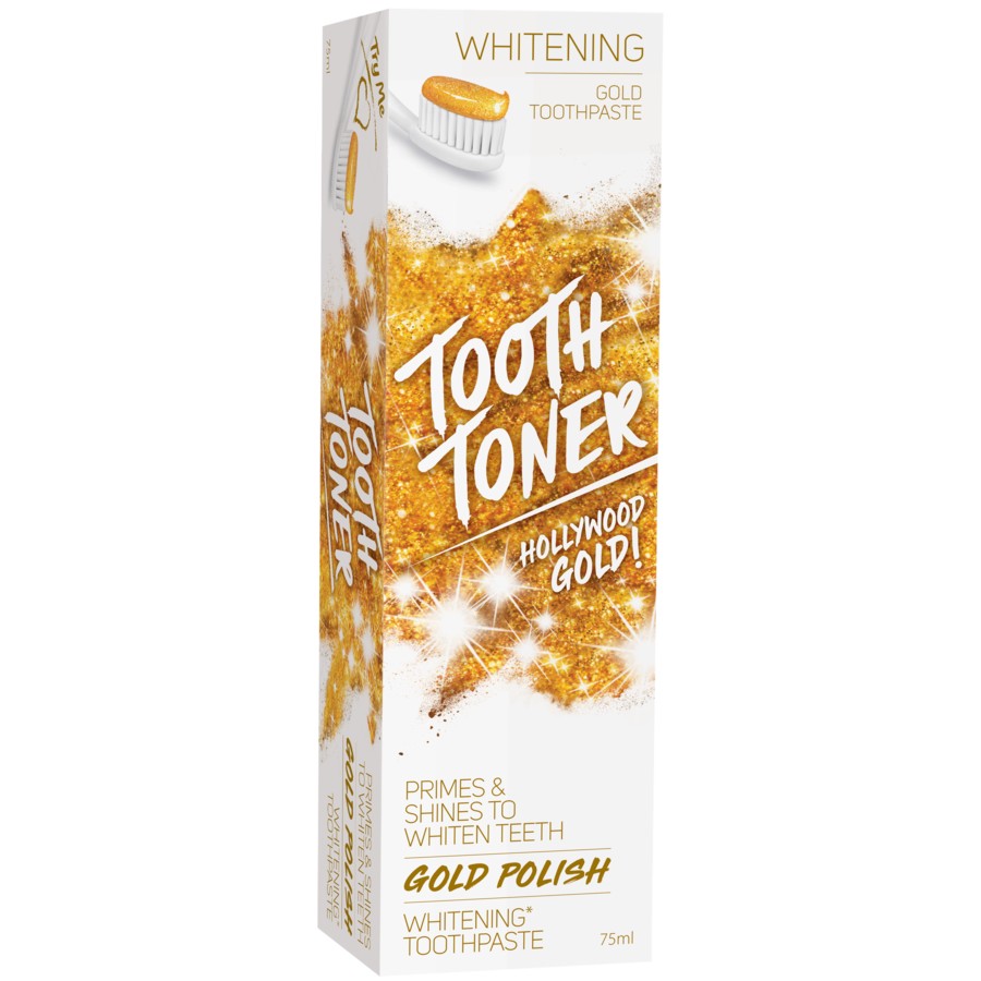 Buy Piksters® Tooth Toner Whitening Toothpaste Gold 75ml - MyDeal Australia