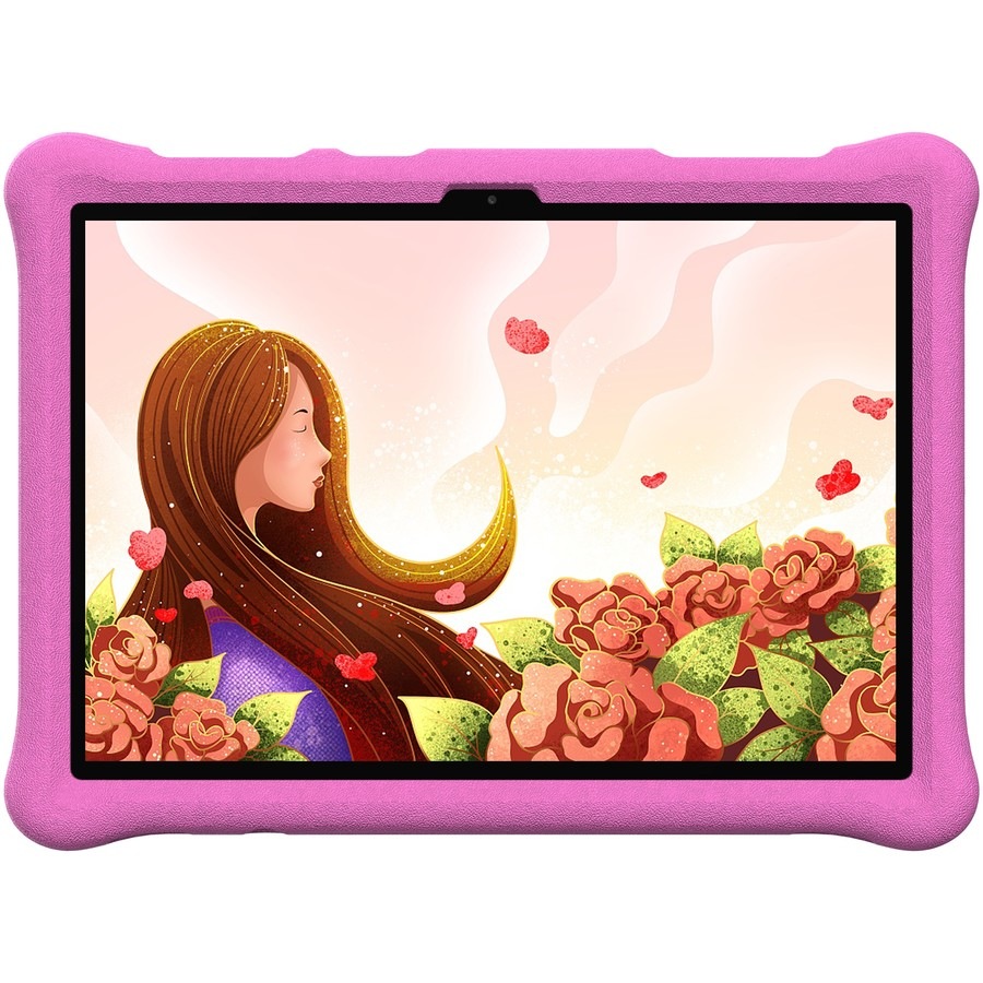 DGTEC 10.1” Kids Tablet with Stylus Pen and Rugged Case in Pink