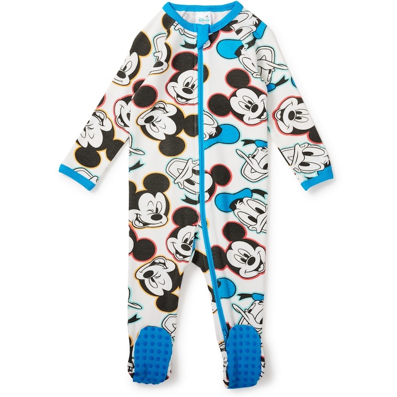 Buy Disney Baby Mickey Mouse Print Coverall - White - MyDeal