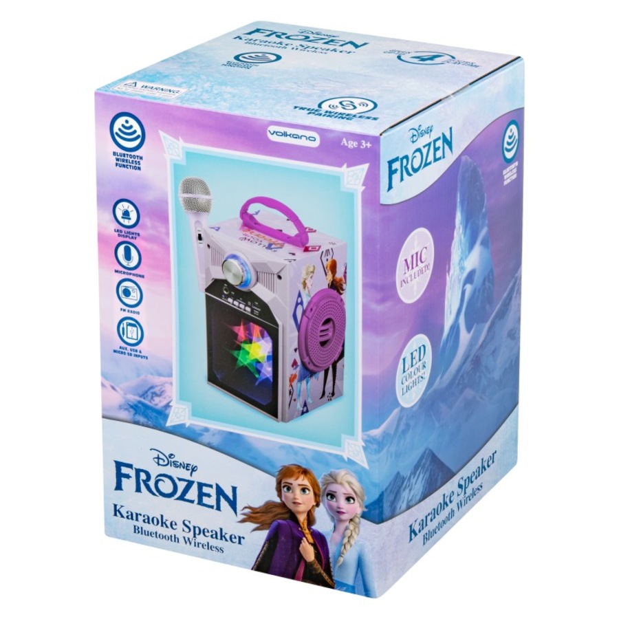 Disney Frozen LED Karaoke Machine with Bluetooth