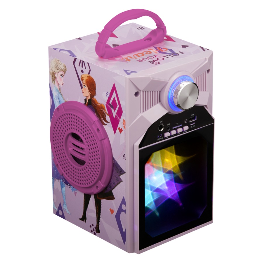 Disney Frozen LED Karaoke Machine with Bluetooth