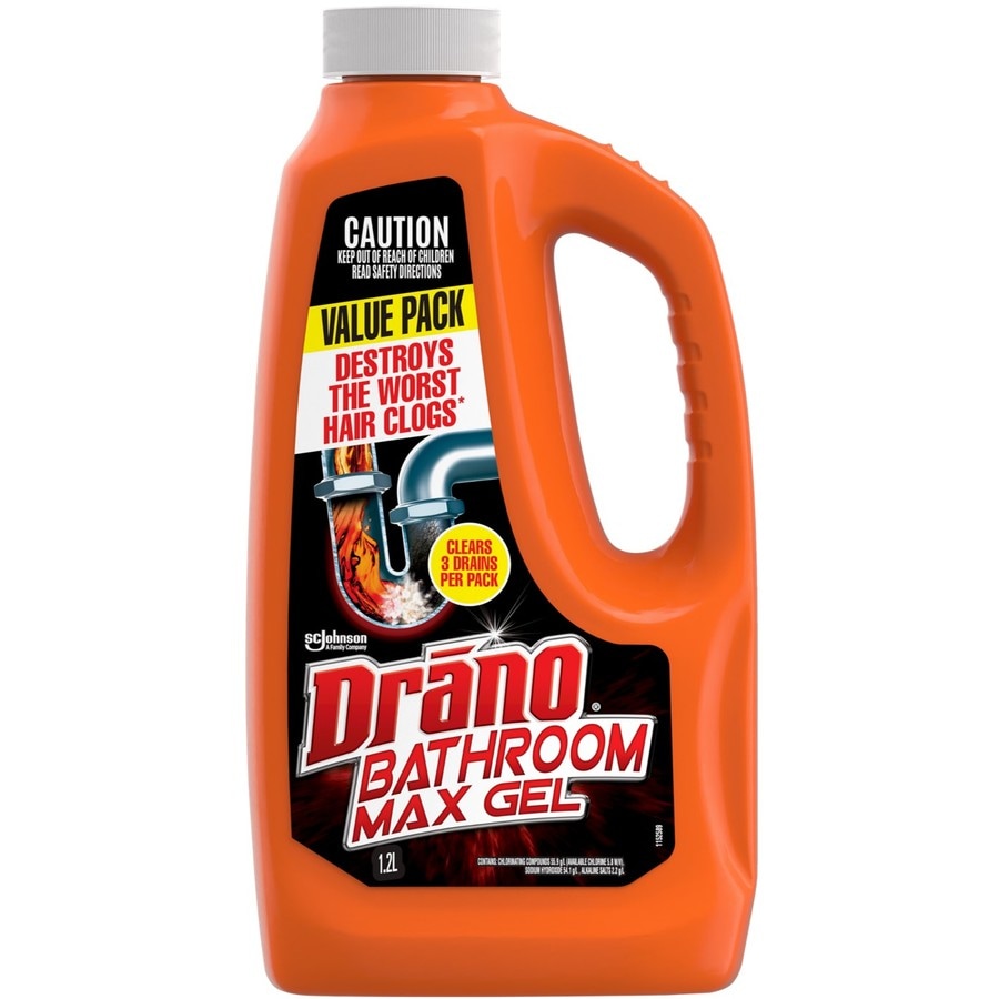 Drano Bathroom Max Gel Drain Cleaner 1.2L