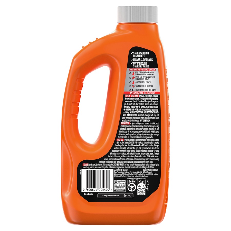 Drano Bathroom Max Gel Drain Cleaner 1.2L