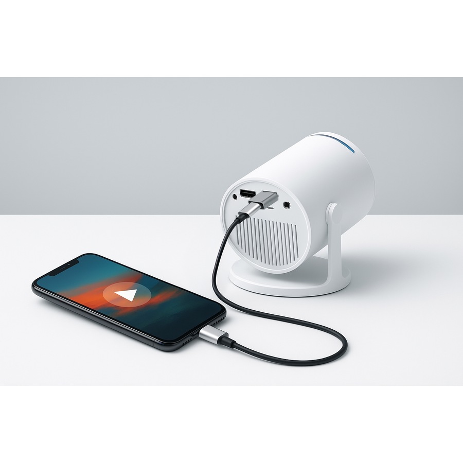 EKO 720P Mini Projector with 180 Degrees Rotation