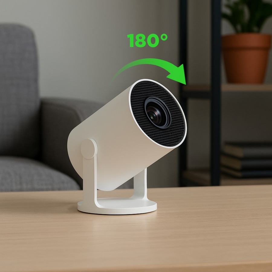 EKO 720P Mini Projector with 180 Degrees Rotation