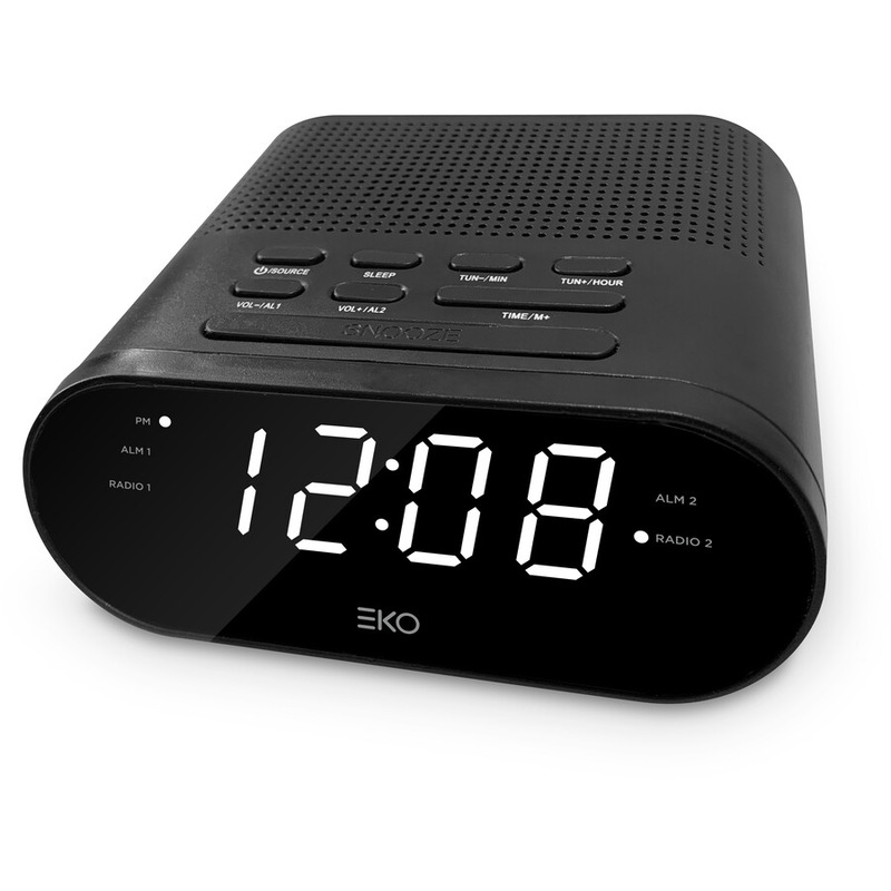 Buy EKO FM/AM Clock Radio MyDeal