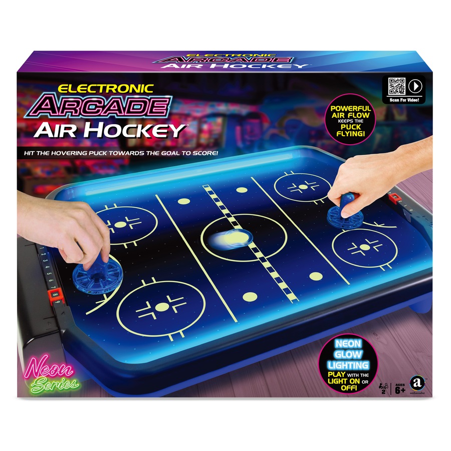 Electronic Arcade Air Hockey- NEON Series