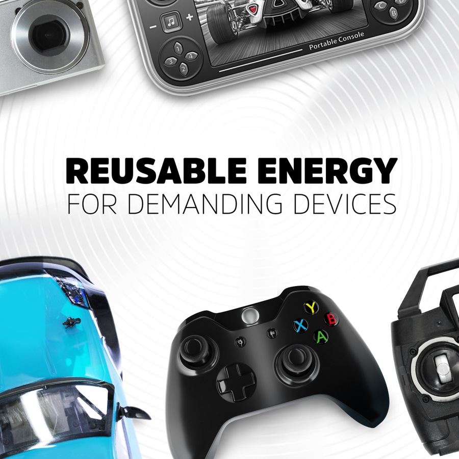 Energizer Recharge Extreme Rechargeable AA Batteries - 4 Pack