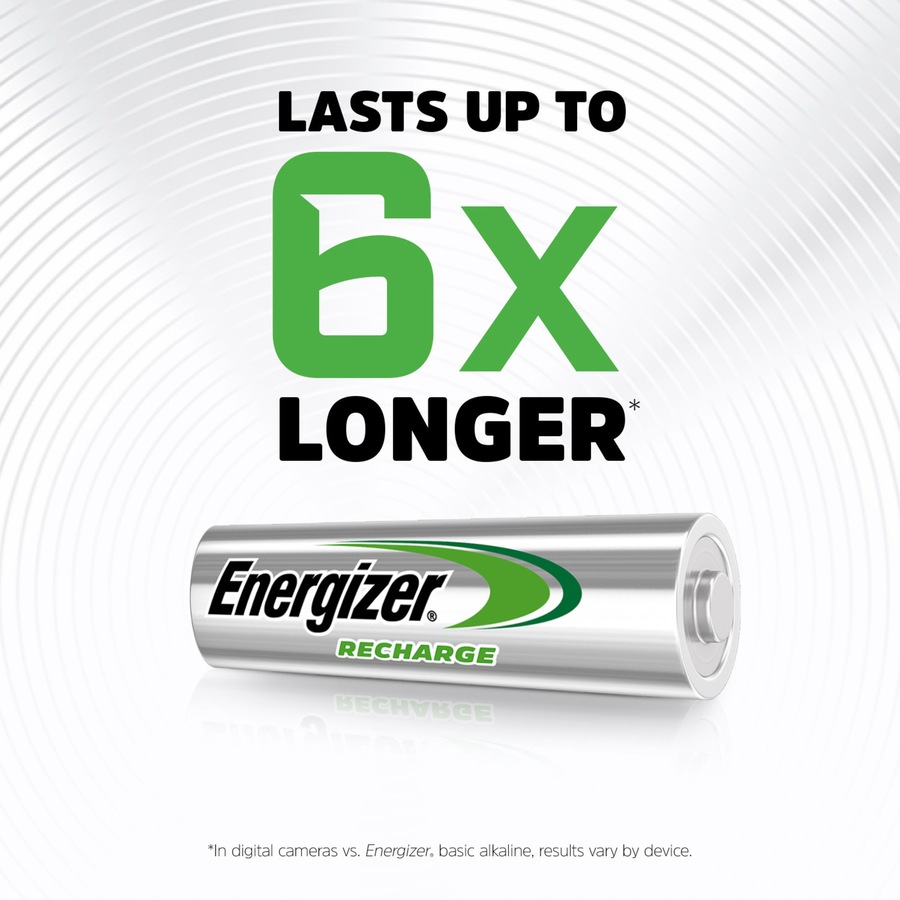 Energizer Recharge Extreme Rechargeable AA Batteries - 4 Pack