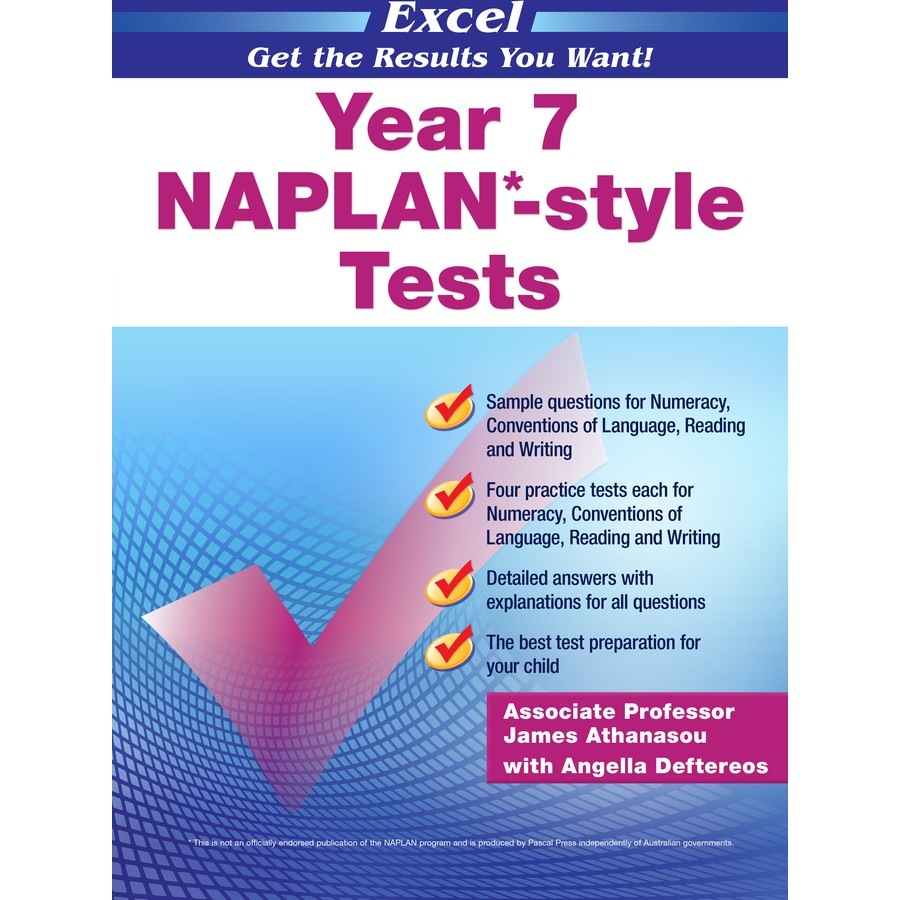 Excel Year 7 Naplan Style Tests