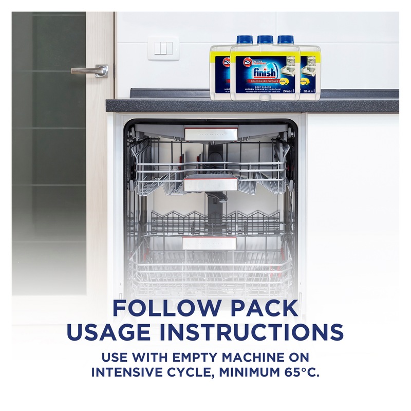 Buy Finish Dishwasher Cleaner Liquid Lemon 250mL MyDeal