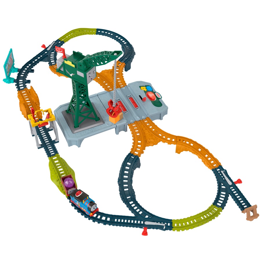 Fisher-Price Thomas & Friends Talking Cranky Delivery Train Set