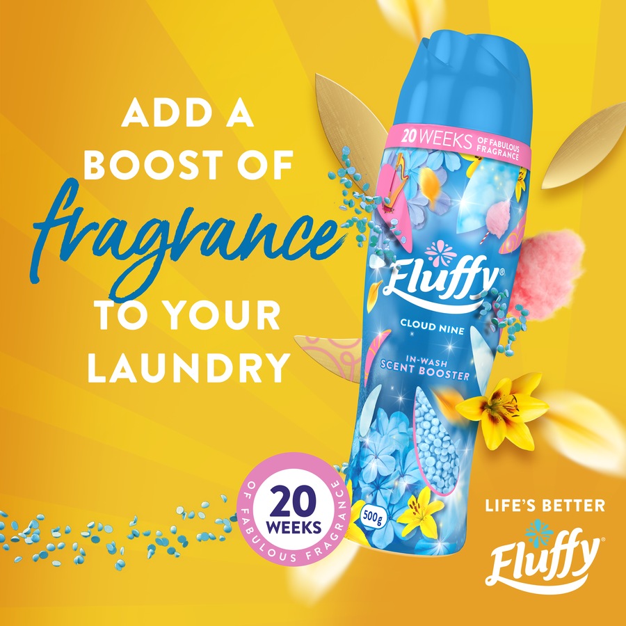 Fluffy Laundry In-Wash Scent Booster Beads 500g - Cloud Nine