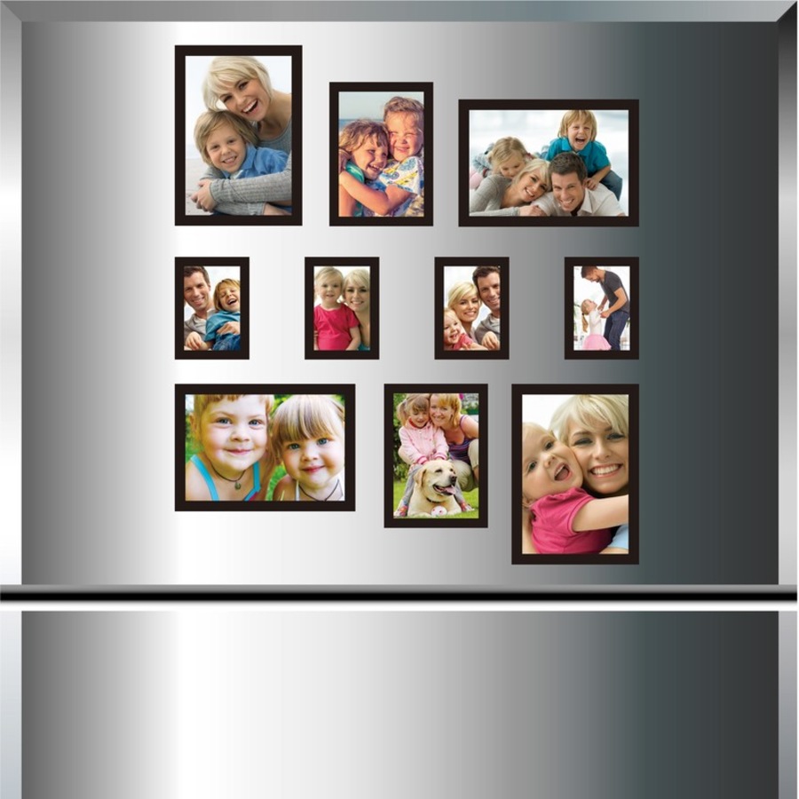 Fridge Frames 10 Piece Set Magnetic Photo Frames
