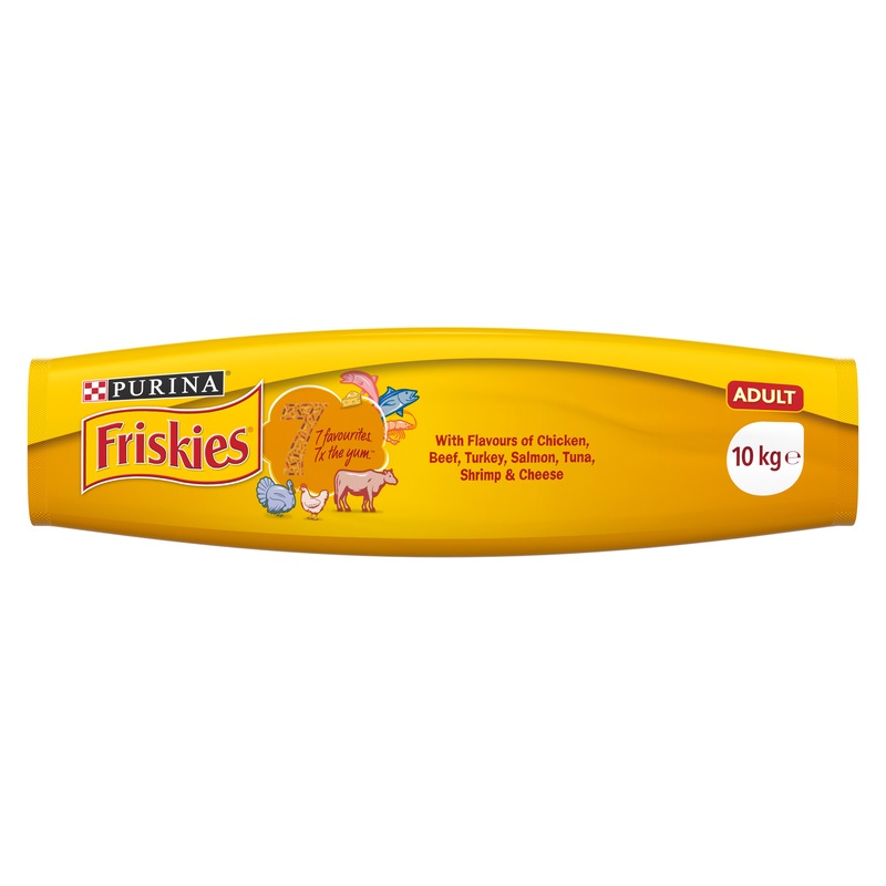 Buy Friskies 7 Flavours Dry Cat Food 10kg MyDeal