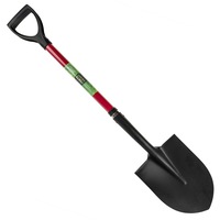 Garden Sense Fiberglass D Handle Round Shovel 