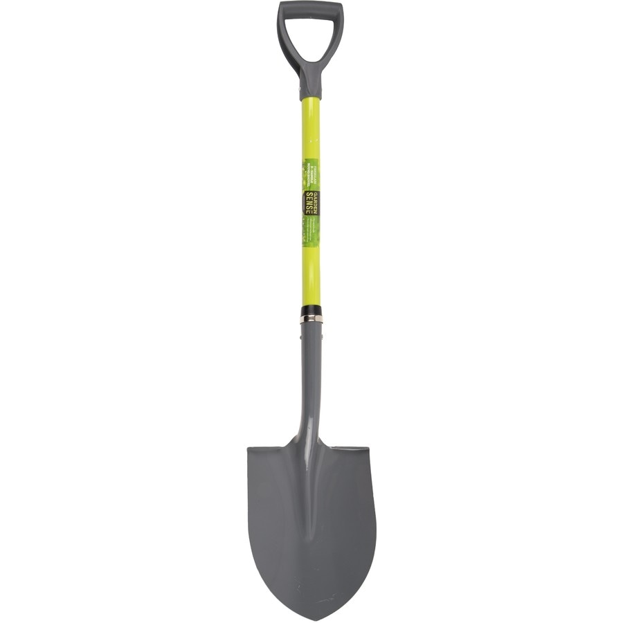 Garden Sense Fiberglass D Handle Round Shovel