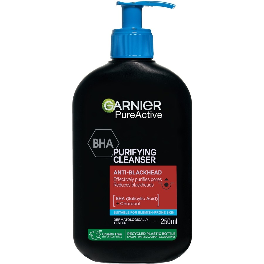 Garnier Pure Active Anti-Blackhead Charcoal Deep Cleanser 250ml