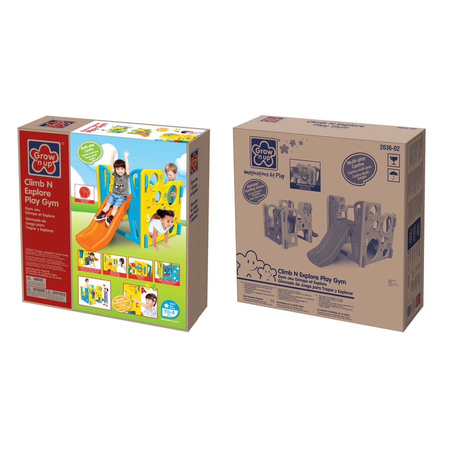 Grow'n Up Climb 'n' Explore Play Gym