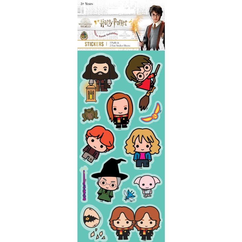 Buy Harry Potter Stickers 3 Pack Puffy MyDeal