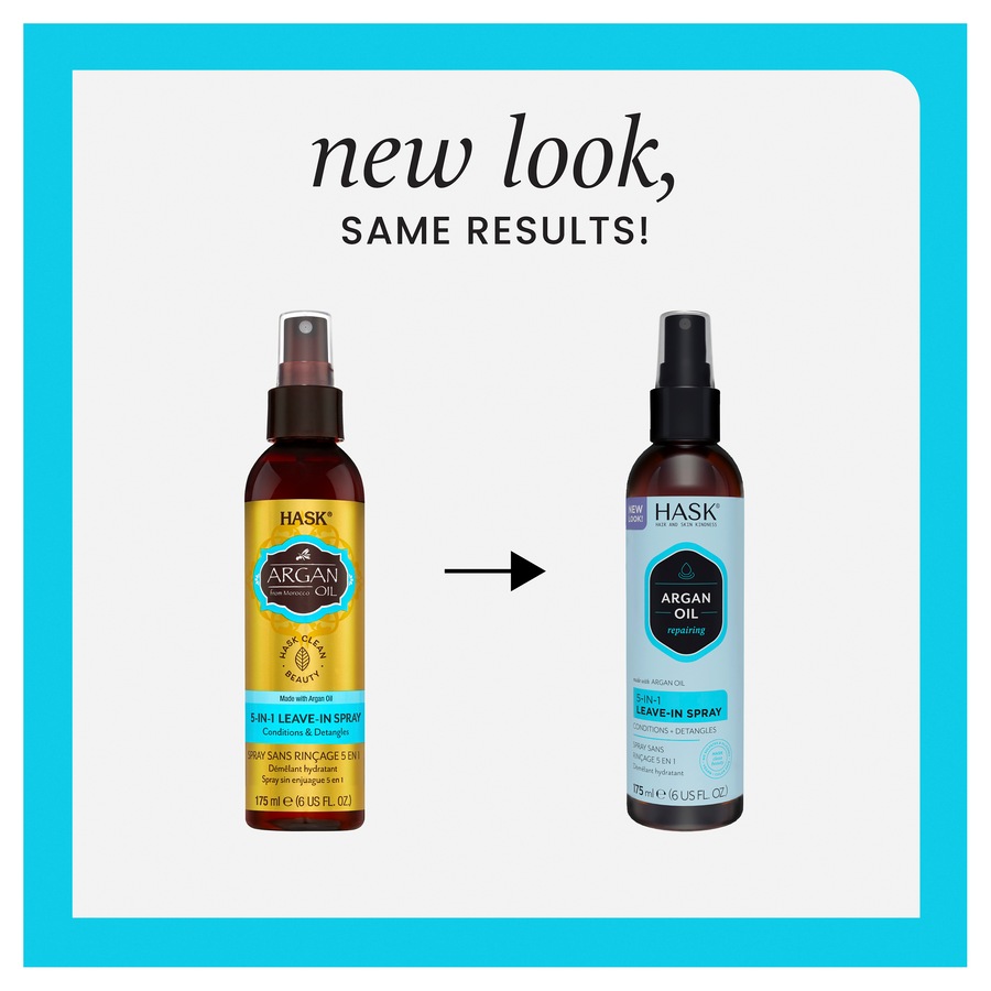 HASK Argan Oil 5-in-1 Leave-In Spray Treatment 175mL