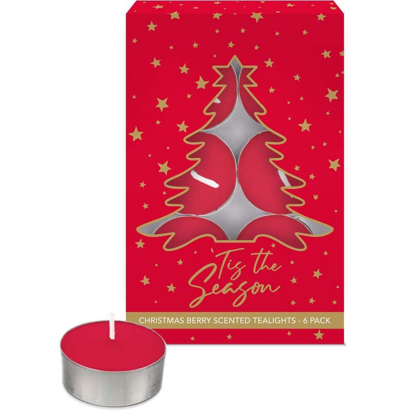 Buy Home Interiors Scented Christmas Tealight Candles Christmas Berry MyDeal