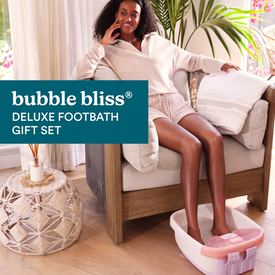 Homedics Bubble Bliss Deluxe Foot Spa Gift Set