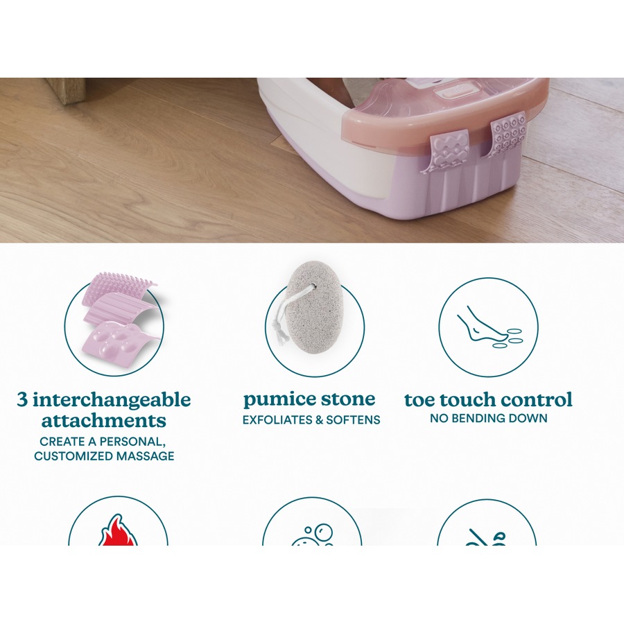 Homedics Bubble Bliss Deluxe Foot Spa Gift Set