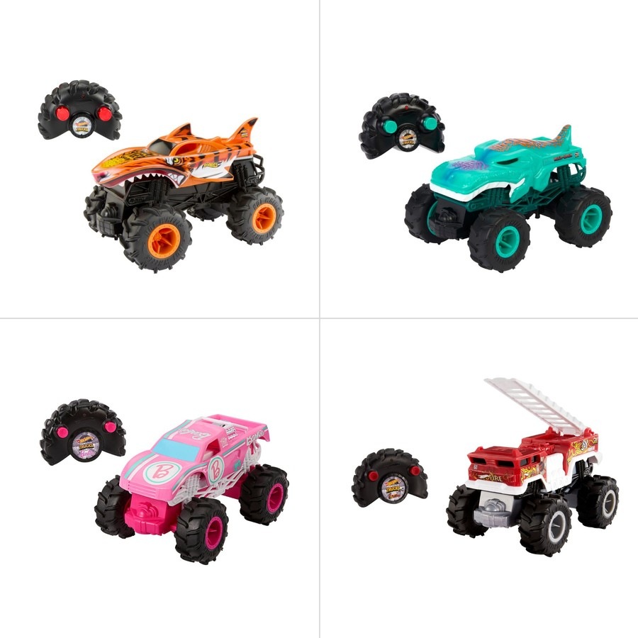 Hot Wheels Monster Trucks 1:24 Scale Remote-Control Toy Truck - Assorted*