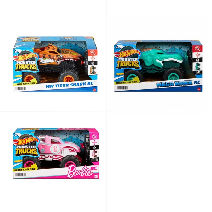 Hot Wheels Monster Trucks 1:24 Scale Remote-Control Toy Truck - Assorted*