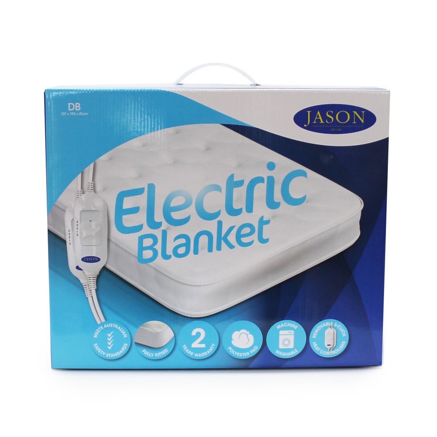Jason Fully Fitted Washable Electric Blanket - Double