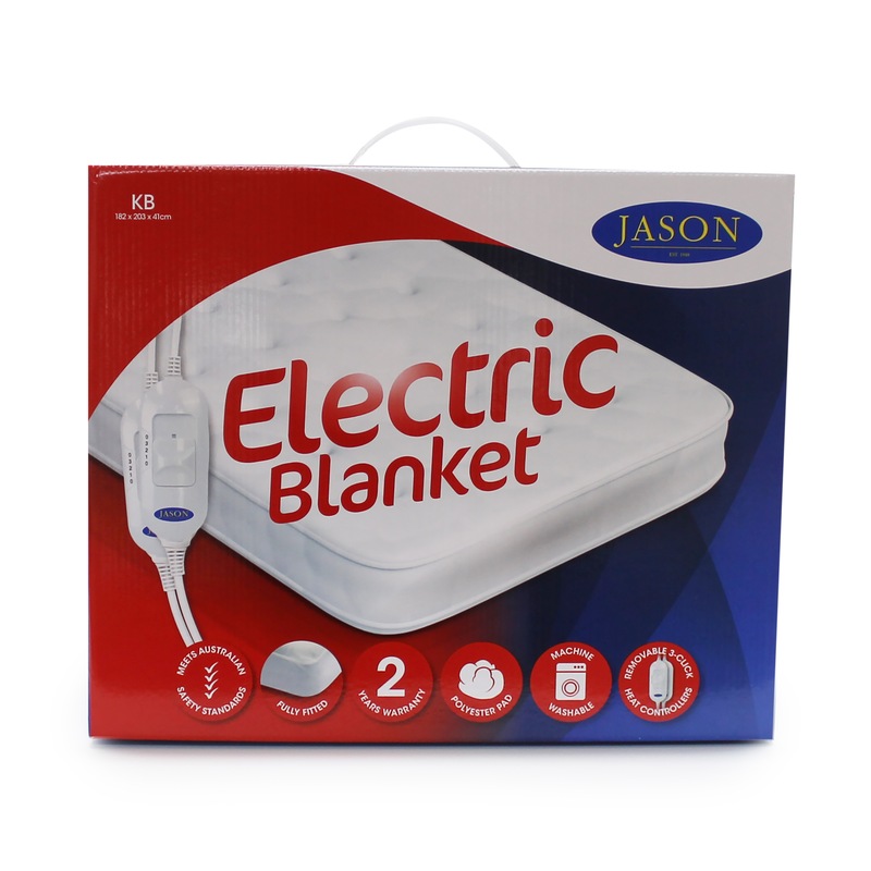 Buy Jason Fully Fitted Washable Electric Blanket King MyDeal