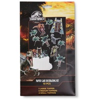 Jurassic World Paper Cake Decorating Kit 10 Pack
