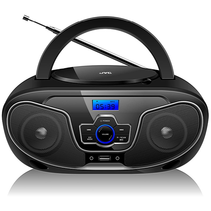 JVC Portable CD Player with Bluetooth Black
