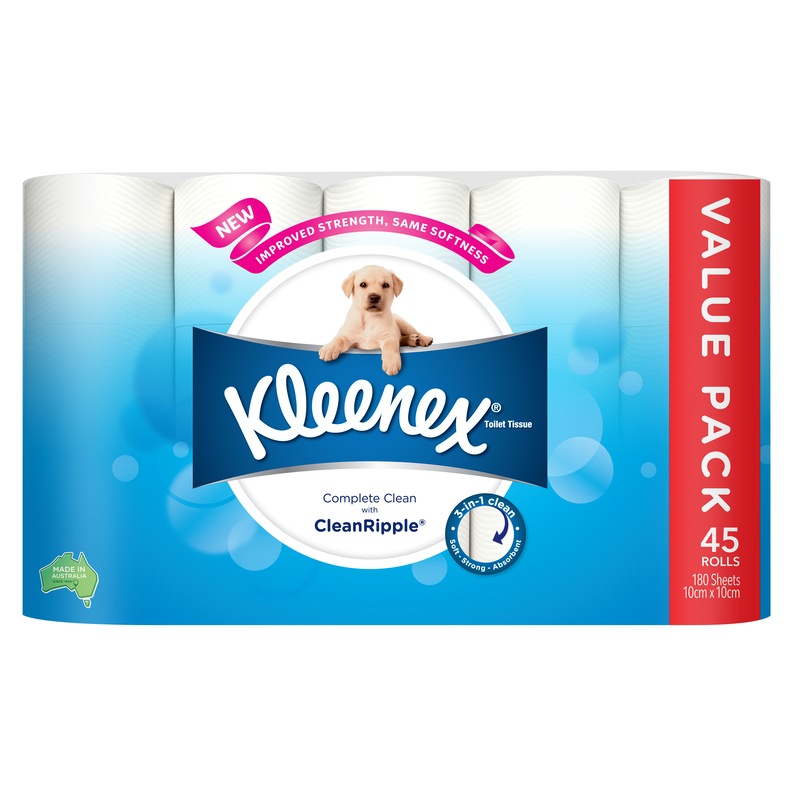 Buy Kleenex Complete Clean Value Pack 45 Pack MyDeal